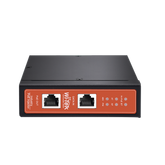 Inyector PoE Industrial / DC entrada 12-57V / PoE salida de Hasta 90W / Carcasa de Metal / Riel DIN / Aplicaciones CCTV