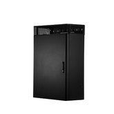 Gabinete de Montaje en Pared TrueEdge™, Con 6 UR para Equipo Activo y 6 UR para Paneles de Parcheo, Fabricado en Acero, Color Negro