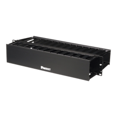 Organizador de Cables Horizontal PatchLink, Doble (Frontal y Posterior), Para Rack de 19in, 2UR