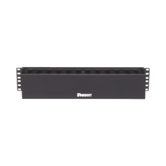 Organizador de Cables Horizontal PatchLink, Sencillo (Solo Frontal), Para Rack de 19in, 2UR