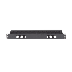 Organizador de Cables Horizontal PatchLink, Sencillo (Solo Frontal), Para Rack de 19in, 1UR