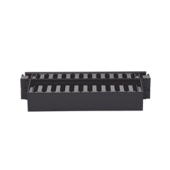 Organizador de Cables Horizontal PatchLink, Doble (Frontal y Posterior), Con Tapa Extendida, Para Rack de 19in, 2UR