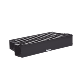 Organizador de Cables Horizontal PatchLink, Doble (Frontal y Posterior), Con Tapa Extendida, Para Rack de 19in, 2UR