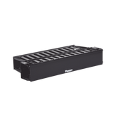 Organizador de Cables Horizontal PatchLink, Doble (Frontal y Posterior), Con Tapa Extendida, Para Rack de 19in, 2UR