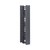 Organizador Vertical NetRunner, Doble (Frontal y Posterior), de 22.5 UR, 4.9in de Ancho, Color Negro