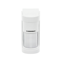Detector de Movimiento / 180° de Detección / Panorámico / Cableado, alimentado a baterías / 100% Exterior / Compatible con cualquier panel de alarma/ Serie SHIELD