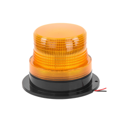 Burbuja brillante de Larga Vida Útil con 8 LEDs, color ámbar, domo ámbar, 12Vcd