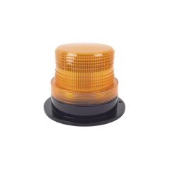 Burbuja brillante de Larga Vida Útil con 8 LEDs, color ámbar, domo ámbar, 12Vcd
