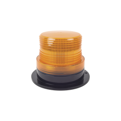 Burbuja brillante de Larga Vida Útil con 8 LEDs, color ámbar, domo ámbar, 12Vcd