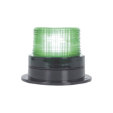 Burbuja Brillante de Larga Vida Útil, con 8 LEDs Color Verde, Domo Verde, 12Vcd