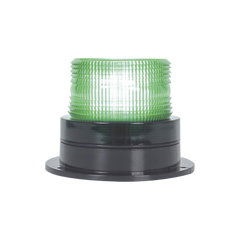 Burbuja Brillante de Larga Vida Útil, con 8 LEDs Color Verde, Domo Verde, 12Vcd