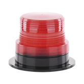 Burbuja Brillante de Larga Vida Útil, con 8 LEDs Color Rojo, Domo Rojo, 110 Vca