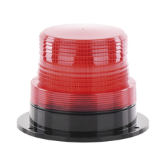Burbuja Brillante de Larga Vida Útil, con 8 LEDs Color Rojo, Domo Rojo, 110 Vca