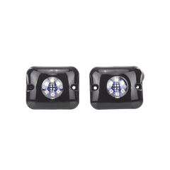 Estrobos Ocultos de 6 LED, Color ámbar / claro