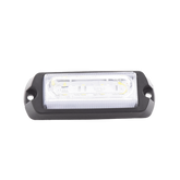 Luz Auxiliar Ultra Brillante de 8 LED, color Ámbar / Claro , con mica transparente.