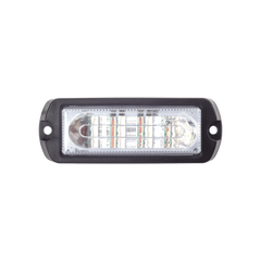 Luz Auxiliar Ultra Brillante de 8 LED's en color Rojo/Azul con mica transparente