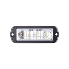 Luz Auxiliar Ultra Brillante de 8 LED's en color Rojo/Azul con mica transparente