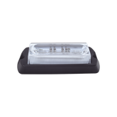 Luz Auxiliar Ultra Brillante de 8 LED's en color Rojo/Azul con mica transparente