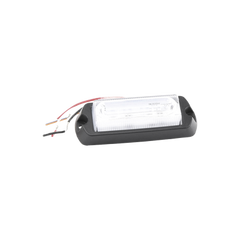 Luz Auxiliar Ultra Brillante de 8 LED's en color Rojo/Claro con mica transparente