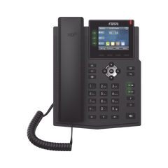Teléfono IP / 6 Líneas SIP / Pantalla LCD a Color 2.8" / Audio HD G.722 y Opus / Conferencia 3 Vías / Puertos Gigabit / PoE 802.3af / OpenVPN / IPv6