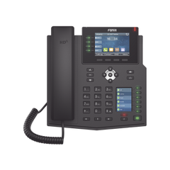 Teléfono IP Empresarial con Estándares Europeos, 16 líneas SIP con pantalla LCD a color 3.5", 30 teclas DSS/BLF, puertos Gigabit, IPv6, Opus y conferencia de 3 vías, PoE/DC