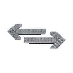 Flechas directoras de tráfico LED de 24 Pulgadas en color ámbar con 240 LED