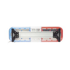 Barra de luces de 47" rojo/azul, 88 LED, con control de tráfico en color rojo/azul, ideal para equipar unidades de seguridad pública
