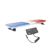 Barra de luces de 47" rojo/azul, 88 LED, con control de tráfico en color rojo/azul, ideal para equipar unidades de seguridad pública