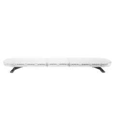 Barra de luces de 47" rojo/azul, 88 LED, con control de tráfico en color ámbar, ideal para equipar unidades de seguridad publica