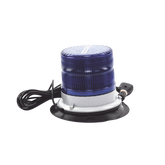 Baliza led pulso, 12-24vdc, 11 patrones de flash, montaje de imán de vacío, azul