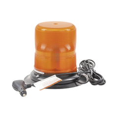 Baliza LED color ámbar con montaje magnético de succión DE 7" de altura
