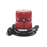 Baliza LED color rojo con montaje magnético de succión de 7" de altura