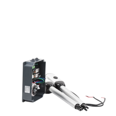 Kit de brazos para automatizar portones vehiculares abatibles de 2 hojas/ 3 Mts / 300 Kg / Uso solo residencial / Compatible con respaldo de energía