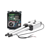 Kit de brazos para automatizar portones vehiculares abatibles de 2 hojas/ 3 Mts / 300 Kg / Uso solo residencial / Compatible con respaldo de energía