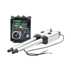 Kit de brazos para automatizar portones vehiculares abatibles de 2 hojas/ 3 Mts / 300 Kg / Uso solo residencial / Compatible con respaldo de energía