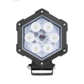 Luz de Trabajo Ultra brillante, 6 Led, 2200 Lumenes, 30 watts, 12-24 Vcc