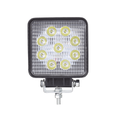 Luz de trabajo de 9 LED , 2300 Lúmenes, 27 Watts, 10-30 Vcc, IP67