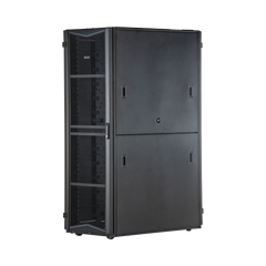 Gabinete FlexFusion para Centros de Datos, 42 UR, 700 mm de Ancho, 1200 mm de Profundidad, Fabricado en Acero, Color Negro
