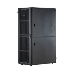 Gabinete FlexFusion para Centros de Datos, 45 UR, 700 mm de Ancho, 1070 mm de Profundidad, Sin Paneles Laterales, Fabricado en Acero, Color Negro