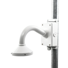 Montaje Universal de Pared con Cuello de Ganso y Caja de Conexiones / Compatible con Cámaras Domo y Bala
