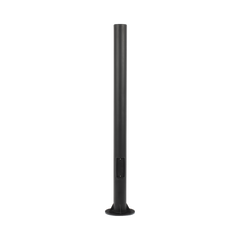 Poste Seccionado de 6 Metros / Tubos Mas Gruesos / Especializado para la Instalación de Videovigilancia / Incluye Base de Cimentación y Brazo para Cámara PTZ / Color Negro