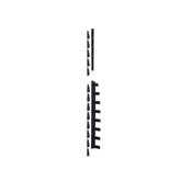 Kit de Dedos Para Administración de Cables en Gabinetes FlexFusion™, de 42 o 45 UR, Dedos de 100 mm de Longitud, Color Negro