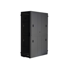 Gabinete FlexFusion™ XGL (Light) para Centros de Datos, 42 UR, 600 mm de Ancho, 1070 mm de Profundidad, Fabricado en Acero, Color Negro
