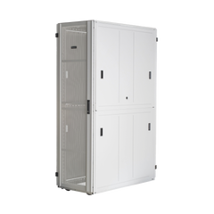 Gabinete FlexFusion™ XGL (Light) para Centros de Datos, 42 UR, 600 mm de Ancho, 1200 mm de Profundidad, Fabricado en Acero, Color Blanco
