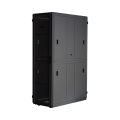 Gabinete FlexFusion™ XGL (Light) para Centros de Datos, 42 UR, 800 mm de Ancho, 1070 mm de Profundidad, Fabricado en Acero, Color Negro