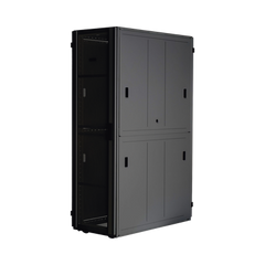 Gabinete FlexFusion™ XGL (Light) para Centros de Datos, 42 UR, 800 mm de Ancho, 1070 mm de Profundidad, Fabricado en Acero, Color Negro