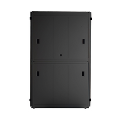 Gabinete FlexFusion™ XGL (Light) para Centros de Datos, 42 UR, 800 mm de Ancho, 1200 mm de Profundidad, Fabricado en Acero, Color Negro