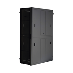 Gabinete FlexFusion™ XGL (Light) para Centros de Datos, 42 UR, 800 mm de Ancho, 1200 mm de Profundidad, Fabricado en Acero, Color Negro