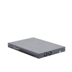 Switch Administrable Capa 3, 12 Puertos SFP de 10G, 8 Puertos 10/100/1000T, Con Alimentación Redundante (2 Fuentes de Alimentación AC).