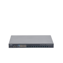 Switch Administrable Capa 3, 12 Puertos SFP de 10G, 8 Puertos 10/100/1000T, Con Alimentación Redundante (2 Fuentes de Alimentación AC).
